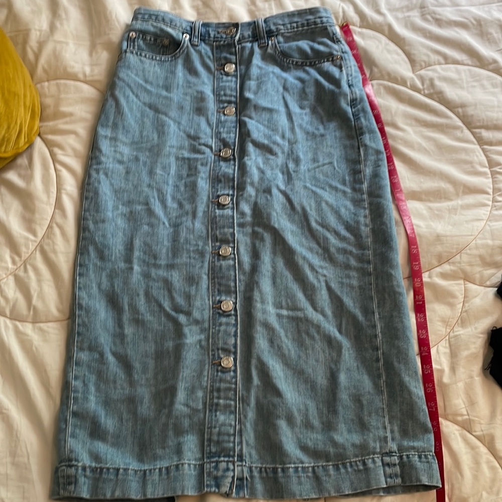 Gap denim A line skirt